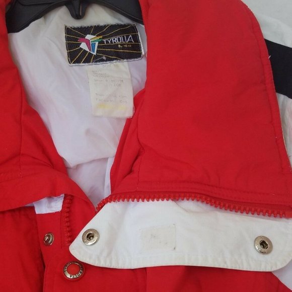 Tyrolia by Head Jacket Sport D’Hiver Stitch Color Block La Champion De Ski Red - Picture 9 of 9